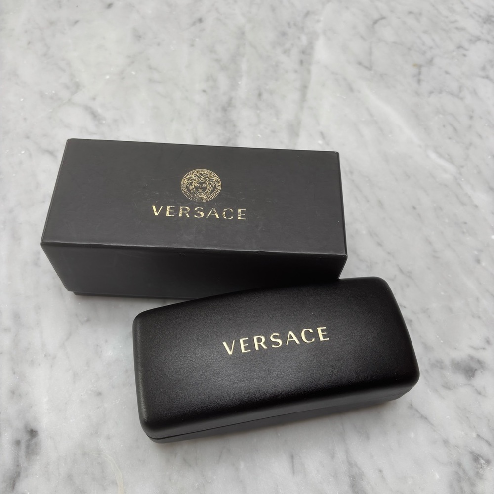 Versace Black Sunglasses Case & box.